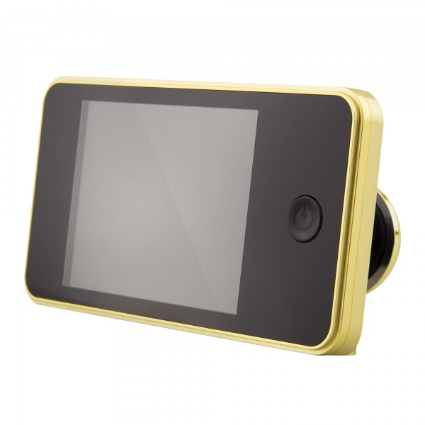 Mirilla con cámara digital HANDLOCK color dorada