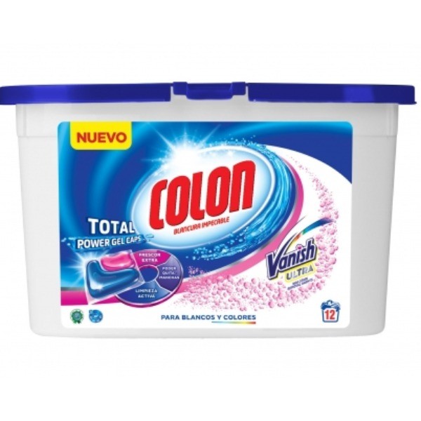 COLON Detergente Vanish Gel 12 cápsulas