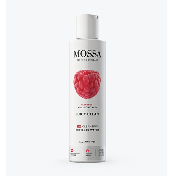 Mossa juicy clean agua micelar raspberry todo tipo de pieles 200ml